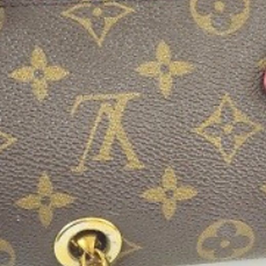 Монограмма Louis Vuitton и фурнитура — кадр съёмки по протоколу Entrupy